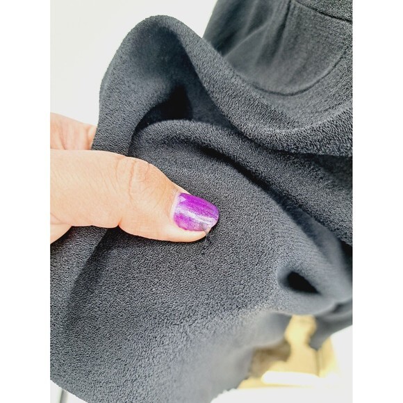 Zara Woman Jumpsuit Small Black Straight Jumpsuit Romper Cropped Pom Pom Trim - Picture 6 of 9